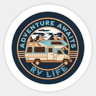 Adventure Awaits - RV Life Sticker